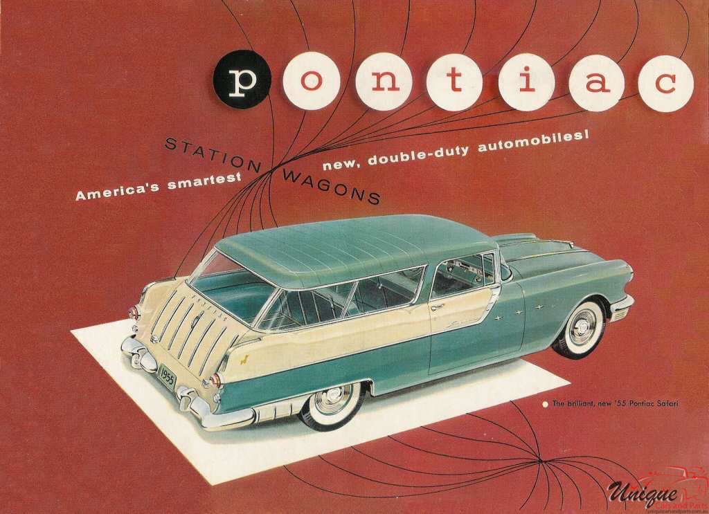 1955 Pontiac Wagons Brochure